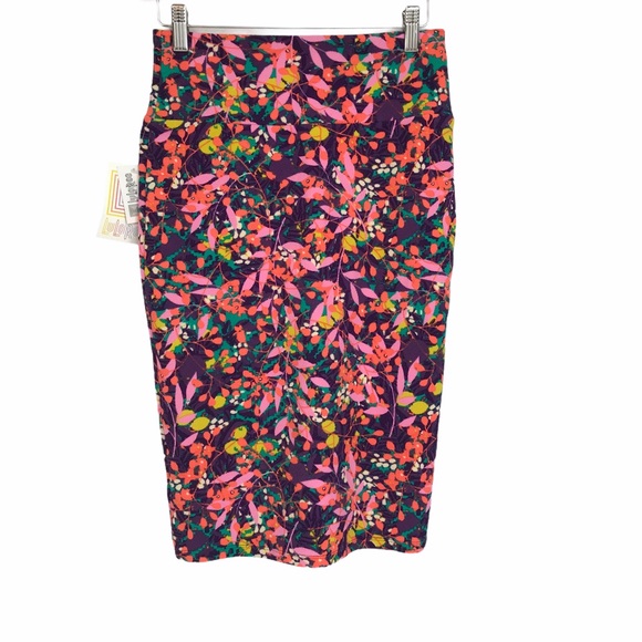 LuLaRoe Midi Cassie Skirt (XS) NWT